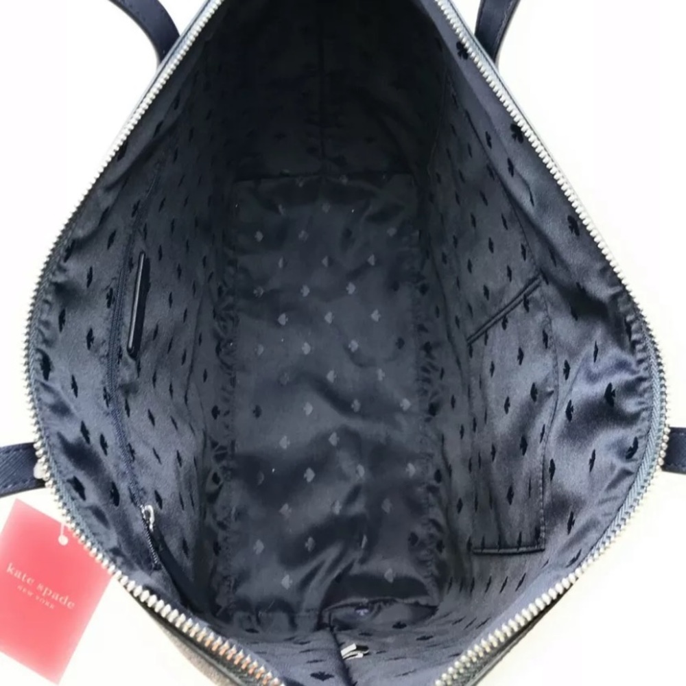 Holiday Dusk Navy Kate spade joeley Tote Glitter - Picture 7 of 8